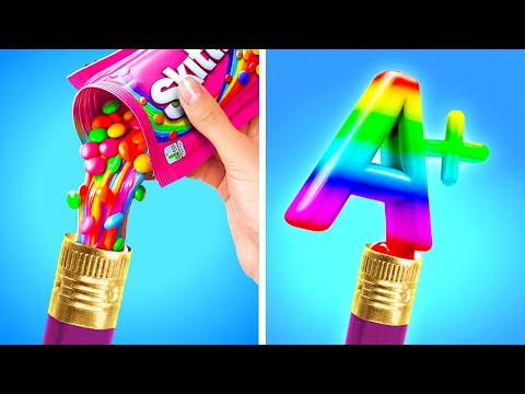 How to Sneak Candy Into School | Cool Class Hacks & Funny Situations by 123 GO!