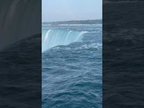 Horseshoe Falls in Canada, the largest of the Niagara Falls, flows at 600,000 gallons per second!