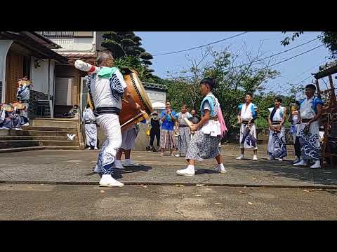 野母盆踊 太鼓 令和6年 蔵徳寺 子どもが未来へ