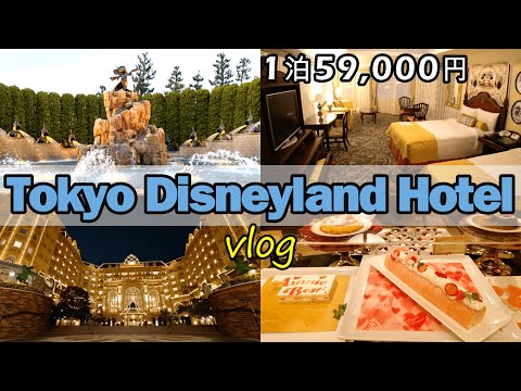 【vlog】ディズニー大好き妻と無知の夫が行く！ディズニーランドホテル　スーペリアツイン