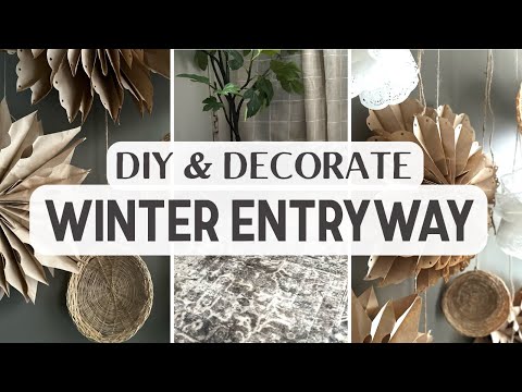 Winter Entryway Refresh | Thrifted Home Decor | DIY Decorating Ideas 2025