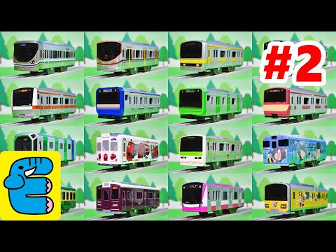 Plarail Who is the Strongest Commuter Train with 49 Trains? #2 [English Subs]