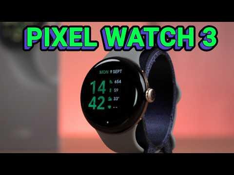 Minimalist smartwatch - Google Pixel Watch 3 41mm review!