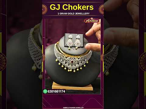 GJ Chokers Collection 1Gram Gold Jewellery