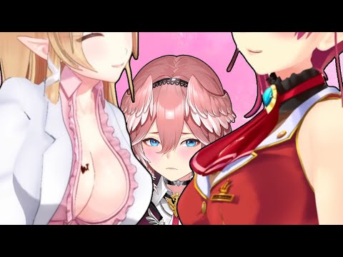 Choco, Marine, and Lui share a womanly night of passion [hololive] [ENG sub]