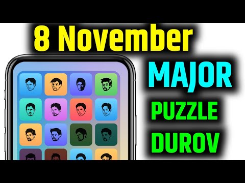 8 November Major puzzle durov Solved Today | Major Daily combo card 8 November Major puzzle durov