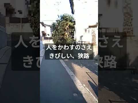 121 狭路でスピードだしたら、対向車きて驚いた #shorts