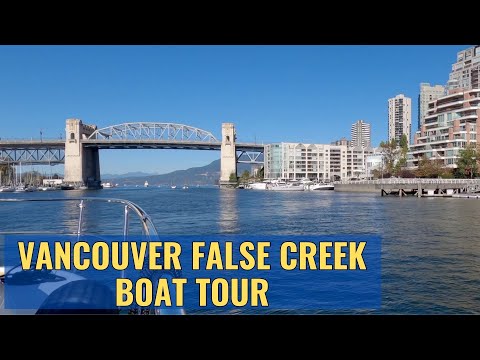 Gorgeous Fall Boat tour around Vancouver's False Creek Thanksgiving Weekend 2023