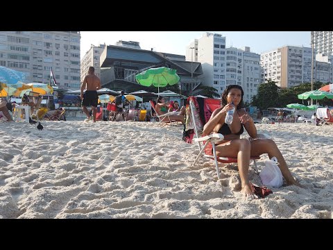 🇧🇷 COPACABANA BEACH WALK RIO DE JANEIRO