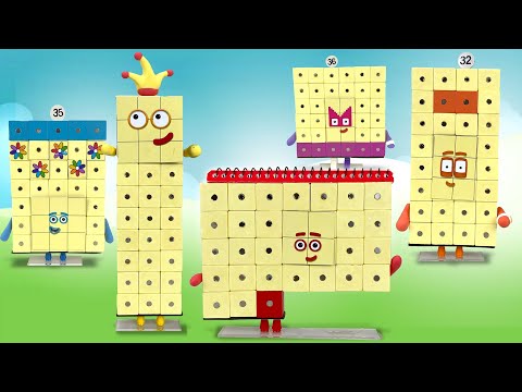 DIY Numberblocks Toys 30s - Magnetic Cubes Poseable Figures || Keiths Toy Box