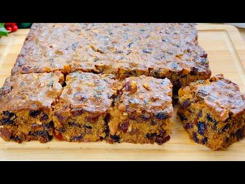 Best Christmas Fruit Cake Recipe 🎄 I make This Delicious Christmas Cake Every Year,Fruit Cake recipe