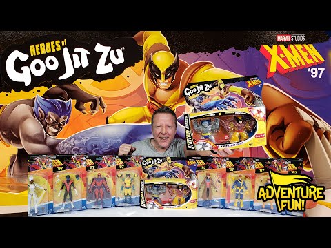 14 Marvel X-Men ’97 Including Heroes of Goo Wolverine & Beast AdventureFun Toy review!