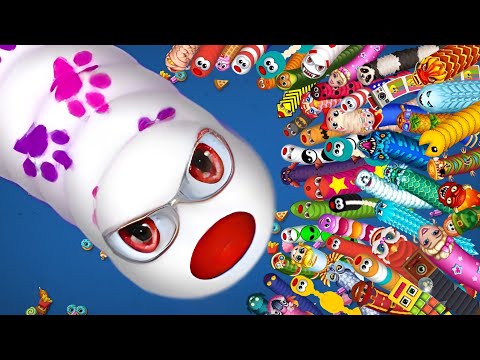 Worms zone Game | Biggest Slither Snake 🐍 #wormszone #slitherio #snakeio #13