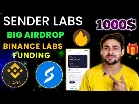 Sender Labs New Airdrop By Binance Labs 🎉 1000$ Profit || Sender Labs Airdrop Joining Process 🔥