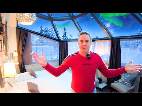 I Stay In A Glass Igloo In Lapland! - You HAVE To See This!