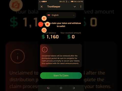 Tronkeeper Airdrop Final Claim USDT  TONARX | Tronkeeper Airdrop Update- Tronkeeper Airdrop Withdraw