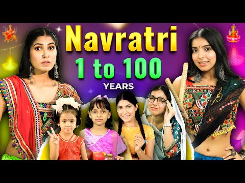 People In Navratri - 1 to 100 Years | Indian Festivals | Anaysa