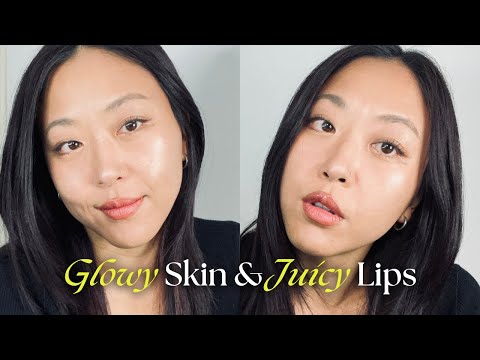 Everyday Glowy Skin & Juicy Lips Makeup Tutorial