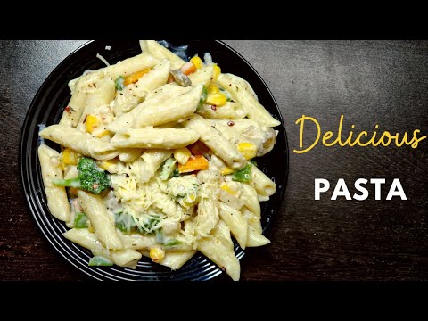 Pasta | White Sauce Pasta | Creamy & Cheesy White Sauce Pasta | Pasta Recipe | White Pasta