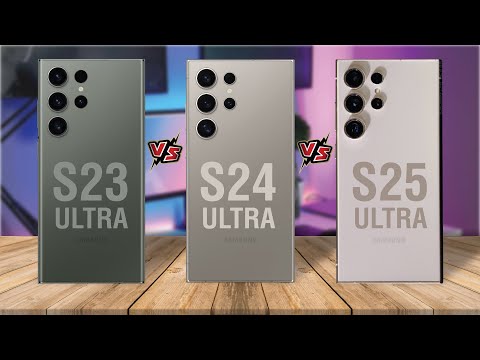 Samsung S25 Ultra vs Samsung S24 Ultra vs Samsung S23 Ultra | What's New 🤔 #Smartphones #Tech