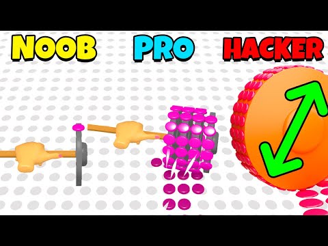 NOOB vs PRO vs HACKER - Roller Press Run