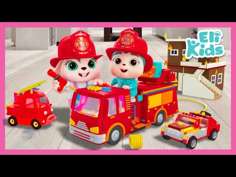 Toy Fire Truck Party +More | Eli Kids Fun Songs & Cartoons