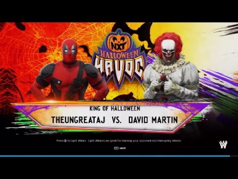 AWA Halloween special: Theungreataj vs David! King of Halloween championship match