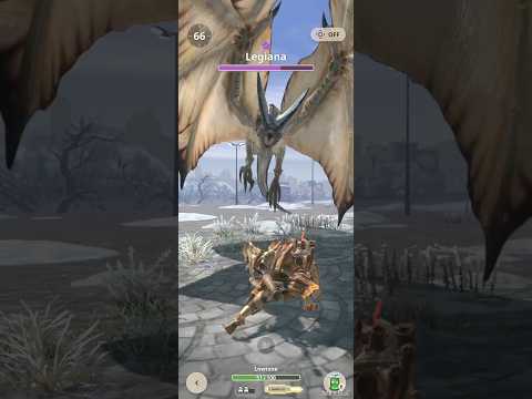 Monster hunter now - Legiana ⭐6 #gameandroid #shortvideo #mhnow #monsterhuntermobile #gunlance