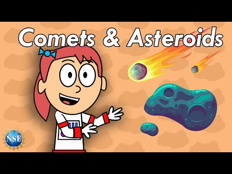 What are Comets & Asteroids? Science For Kids