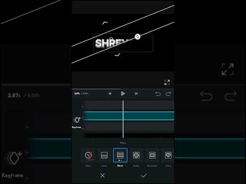 #shorts  Text Animation In VN Video Editor