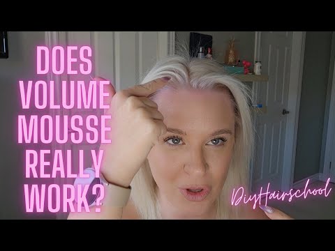 Does Volume Mousse Work for Thin Fine Hair