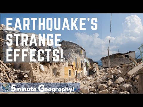 The Three Surprising  Effects of Earthquakes