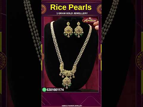 #Shorts Rice Pearls Collection | 1Gram Gold Jewellery