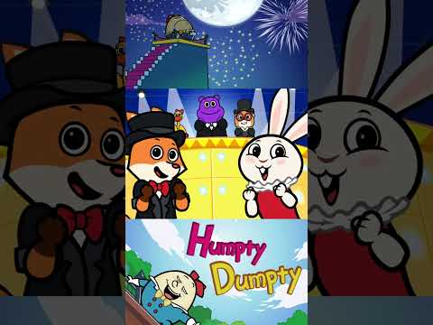 Humpty Dumpty | Nursery Rhyme | #shorts | Animated Song for Kids | Little Fox