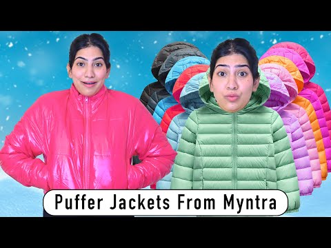 I Tried Winter Proof Puffer Jacket From Myntra | Anishka Khantwaal |