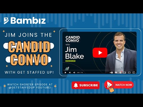 FULL INTERVIEW! Jim talks about Bambiz on Get Staffed Up's "Candid Convos" 🎙️🤩