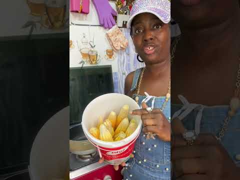 Cook my delicious corn 🌽 with me #100shorts2024 #lunchtime #youtubeshorts