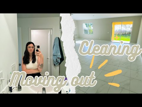 Moving Out Clean with Me!