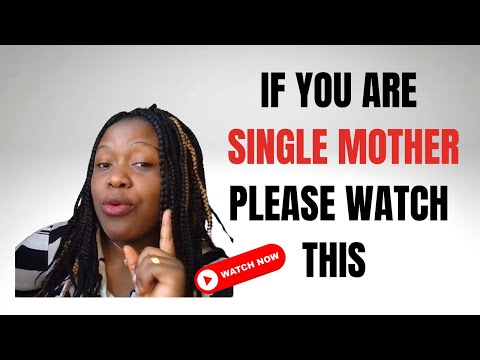 If you are a single mother 30s, 40s,50s, 60s watch this