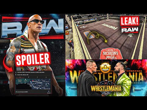 Rock RETURN 100% SPOILED For Raw Netflix🤯| SHOCKING Raw Ring-Mat LEAKED, Rollins Vs Gunther at WM 41