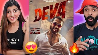 Deva Teaser Reaction l Shahid Kapoor | Pooja Hegde | Rosshan Andrrews | In Cinemas 31st January