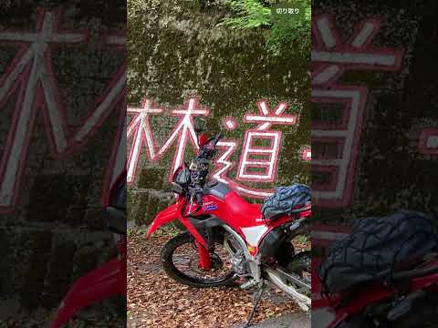 得体の知れない置物⁉️#スーパー林道#crf