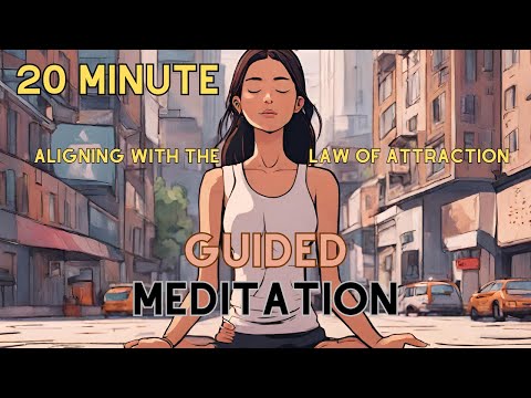 20 Minute Guided Meditation | Align with the Law Of Attraction | Attract Health, Wealth & Happiness