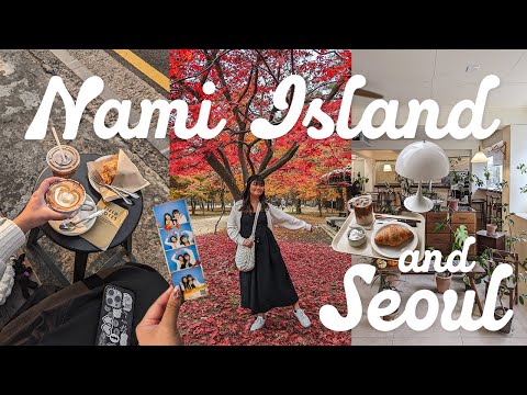 Seoul Vlog 🇰🇷 || Nami Island day trip, cafes in Seongsu and Sinsadong, Myeongdong Street