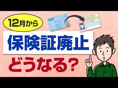 12月に保険証廃止！マイナ保険証にしないとどうなる？紙の保険証はいつまで使える？