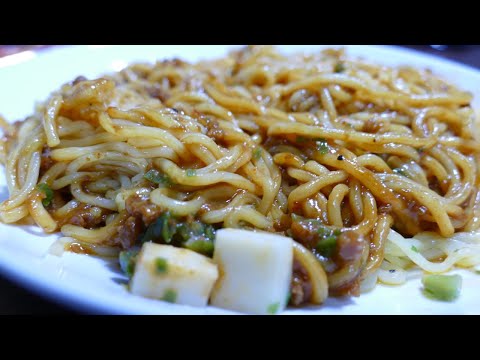 麻婆焼きそば食べてみた [日清冷凍食品]