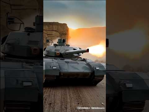 T-14 Armata Russian tank animation ロシア戦車 T-14 アルマータ アニメーション #tank #戦車 #танк #hailuoai