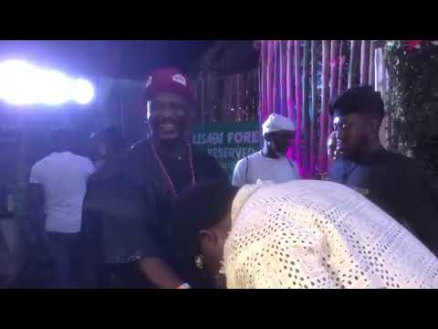 MR MACARONI SURPRISED LATEEF ADEDIMEJI AT THE PREMIERE OF LISABI PART 2