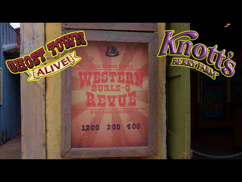 Knott's Berry Farm Bird Cage Theatre Presents Miss Cameo Kates Burlie Q Revue Ghost Town Alive 2023