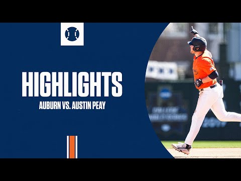 Auburn Baseball - Highlights vs Austin Peay - Game 3